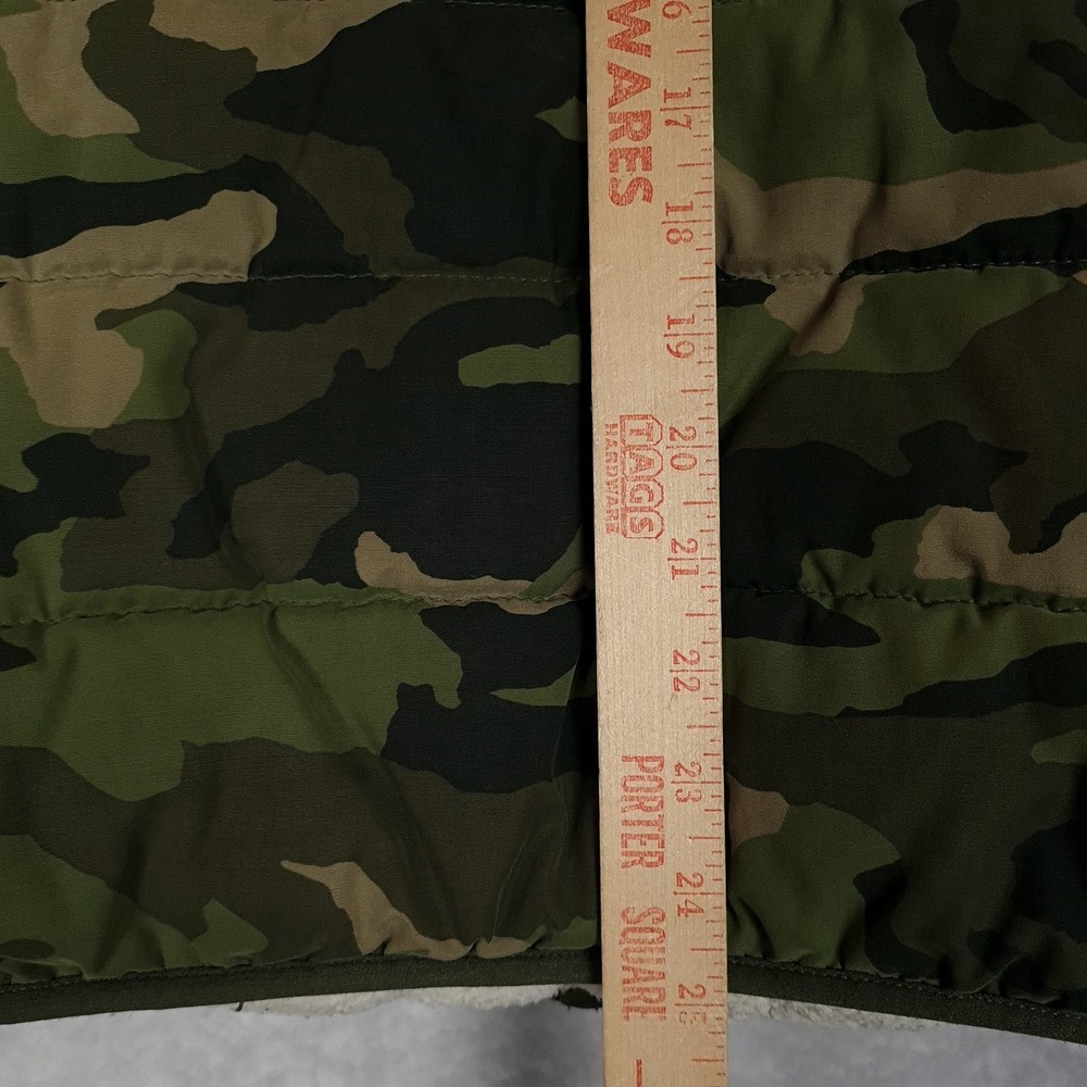 Under Armour Vest Boys XL 18-20 Green Camo Fleece Lined Puffer ColdGear Storm - Picture 12 of 16